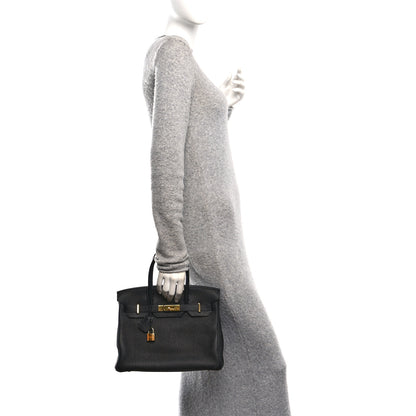 Hermes Togo BIRKIN 30 Black 2 of 11
