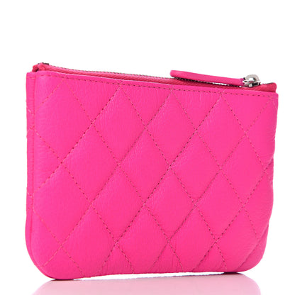 Chanel Goatskin Quilted Small Reissue Cosmetic Case Pink 3 of 8