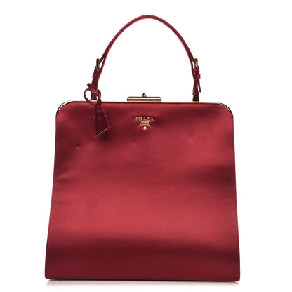 Prada Satin Framed Bag Granato 1 of 7