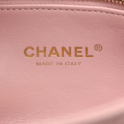 Chanel Lambskin Resin Pearl Quilted Small Flap Pink 6 of 10