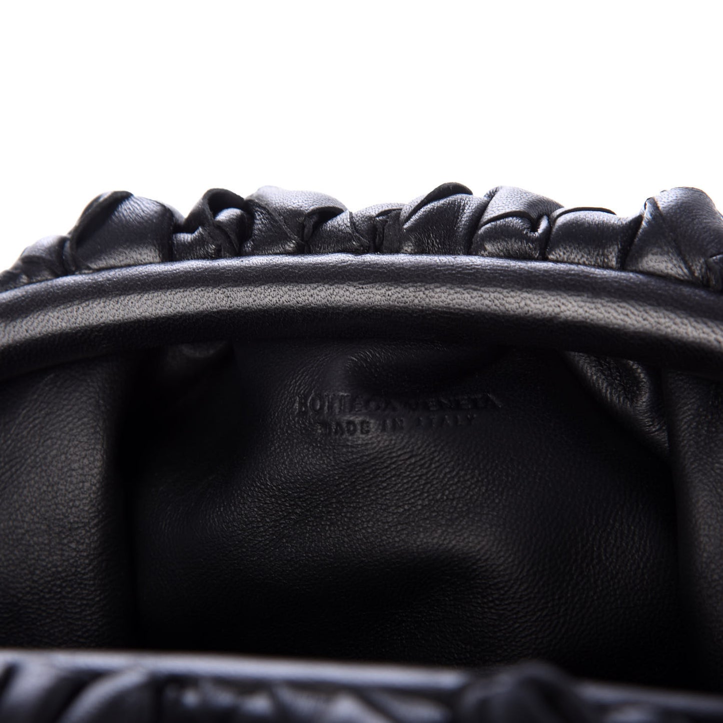 Nappa Intrecciato The Mini Pouch Black