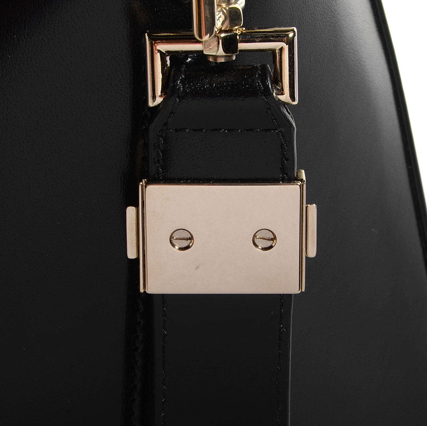 Shiny Lord Calfskin Medium Antigona Black