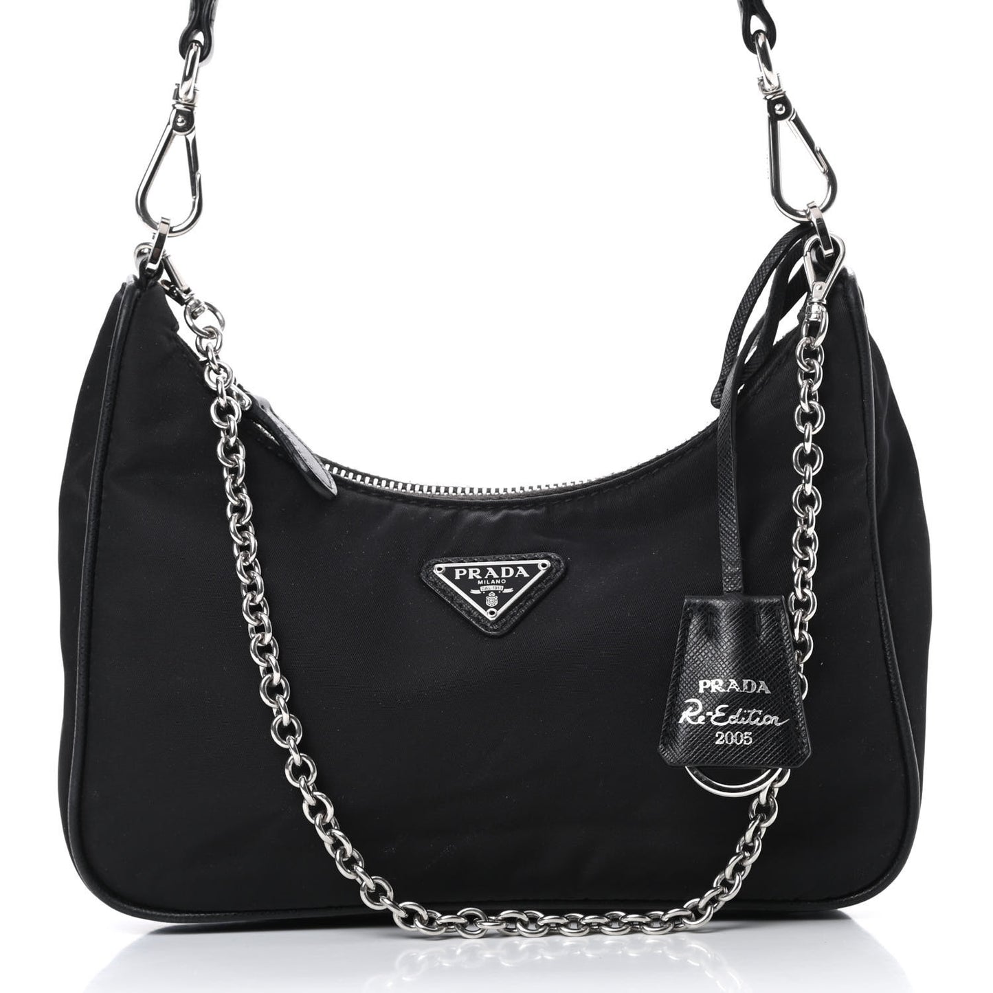 Nylon Re-Edition 2005 Shoulder Bag Black