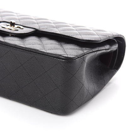Chanel Caviar Quilted Jumbo Double Flap Black 8 of 8