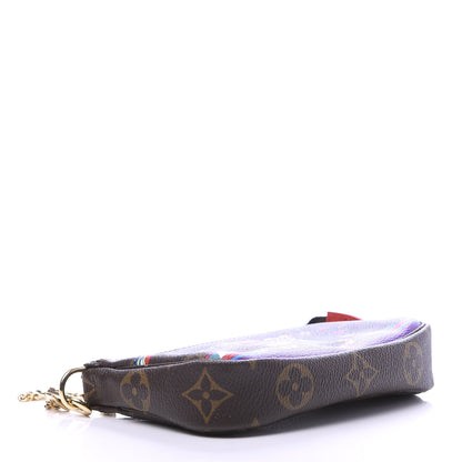 Louis Vuitton Monogram 2020 Christmas Animation Bumper Cars Mini Pochette Accessories Coquelicot 4 of 7