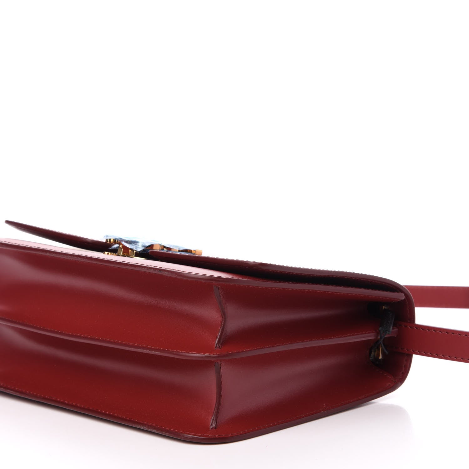 Burberry Calfskin Medium TB Bag Crimson 9 of 10