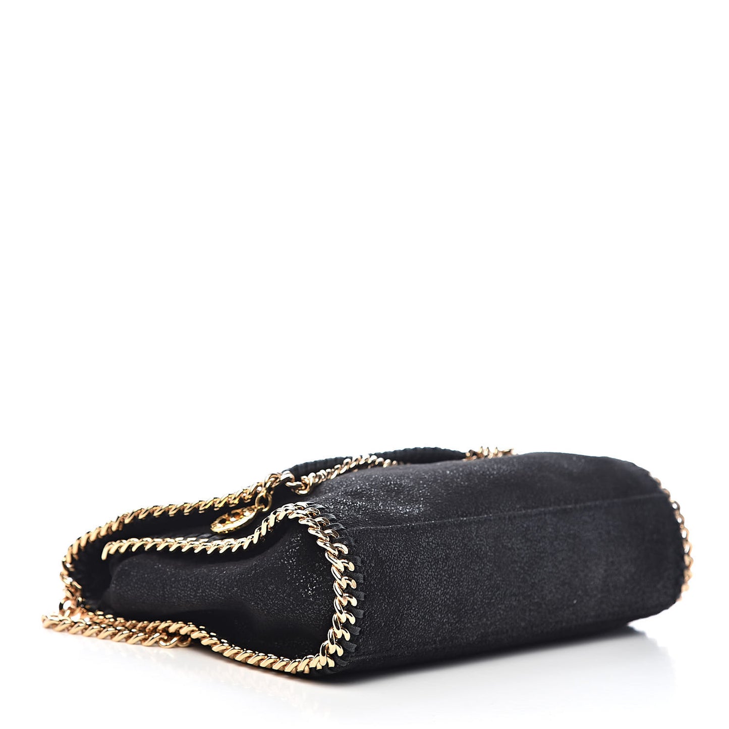 Shaggy Deer Mini Falabella Shoulder Bag Black