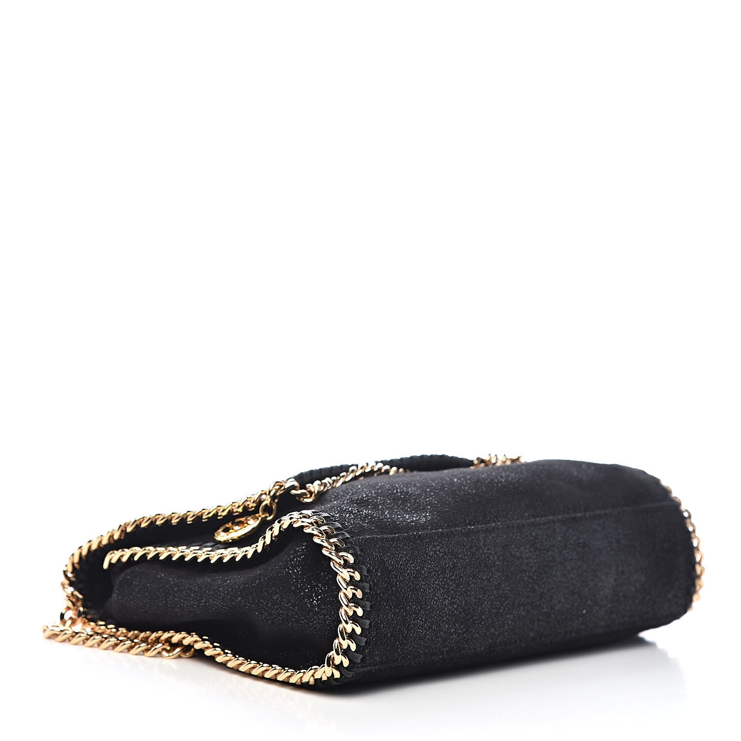 Stella McCartney Shaggy Deer Mini Falabella Shoulder Bag Black 5 of 10