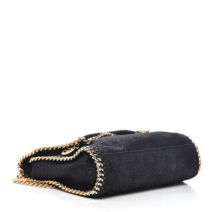 Stella McCartney Shaggy Deer Mini Falabella Shoulder Bag Black 5 of 10