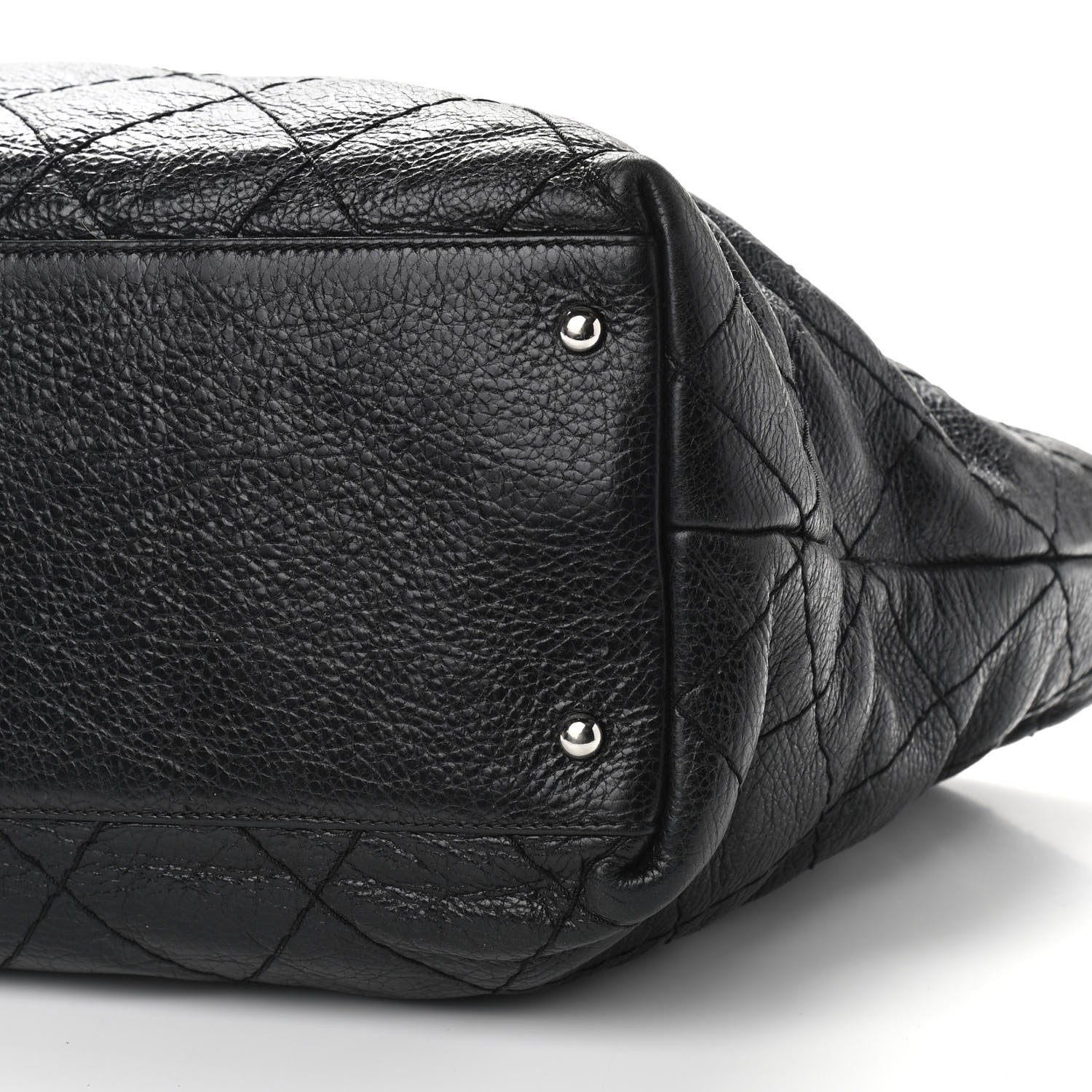 Chanel Glazed Calfskin Large On The Road Tote Black 12 of 15