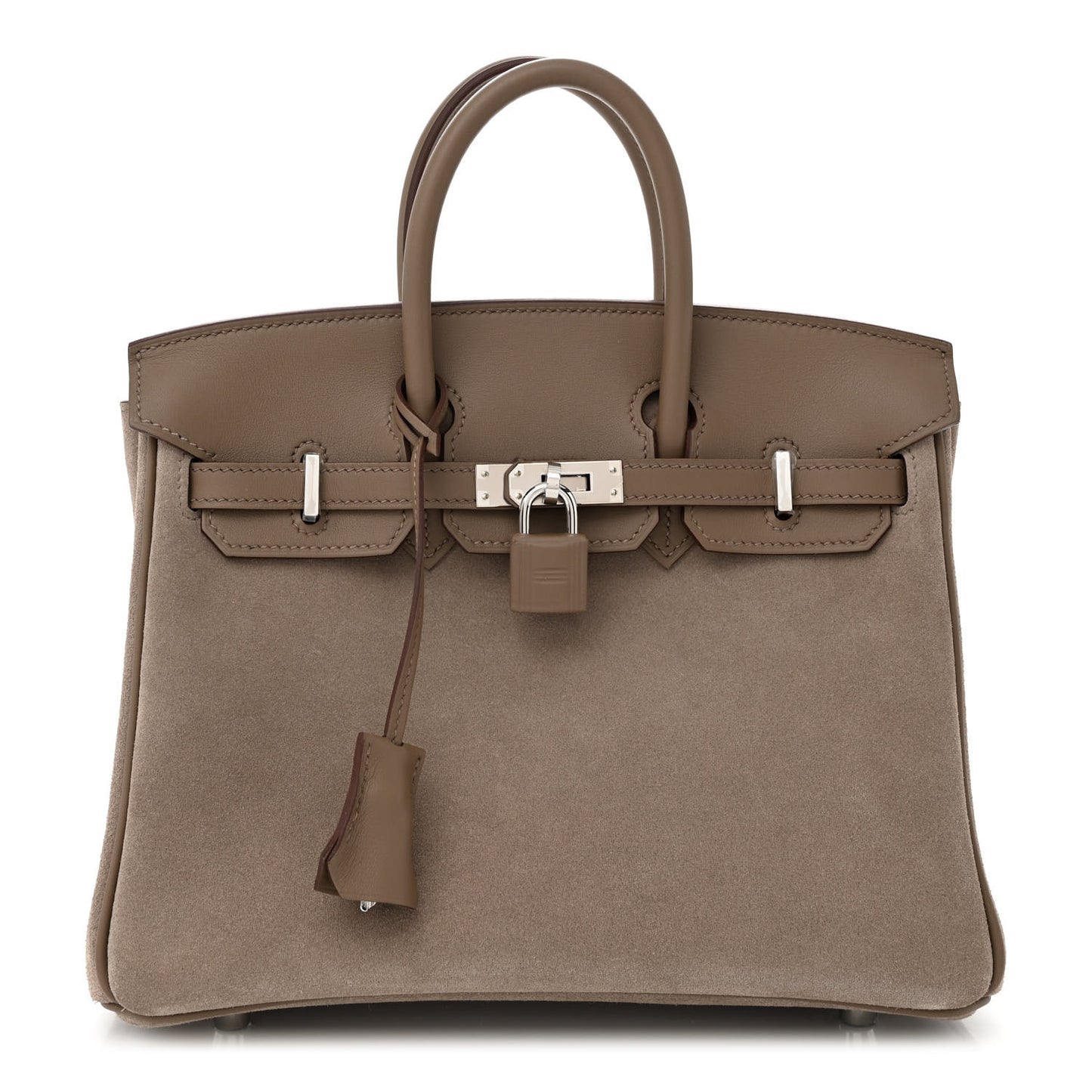 Veau Doblis Swift Grizzly Birkin 25 Etoupe