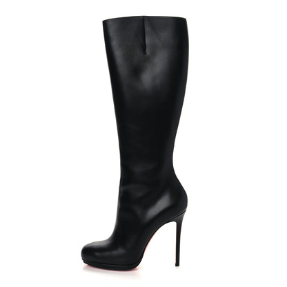 Christian Louboutin Calfskin Botalili 120 Tall Boots 40.5 Black 1 of 7