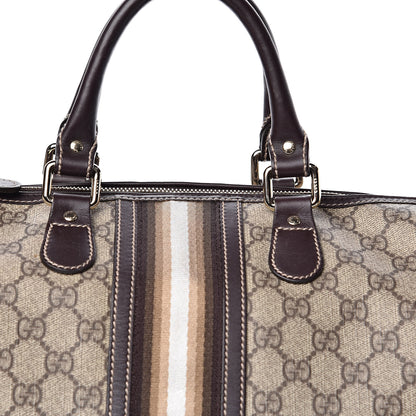 Gucci GG Plus Monogram Web Medium Joy Boston Dark Brown 10 of 10