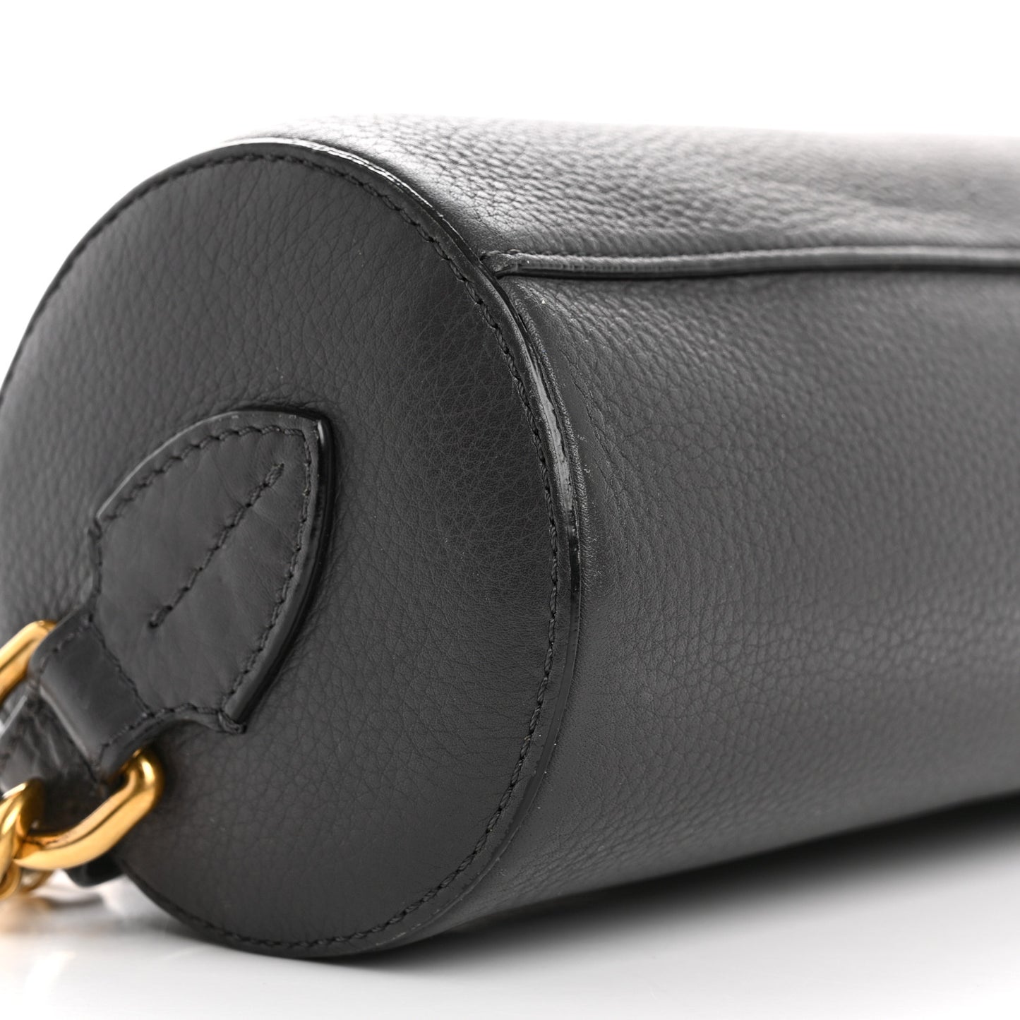 Calfskin The Barrel Bag Charcoal Grey