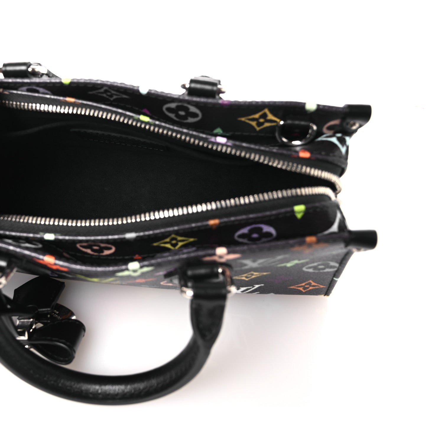 LV X TM Monogram Multicolor OnTheGo East West Black