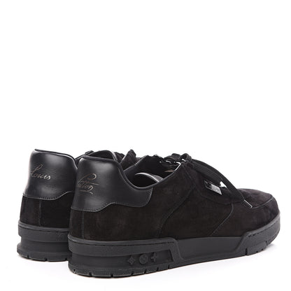 Louis Vuitton Suede Uniform Sneakers 10.5 Black 4 of 8
