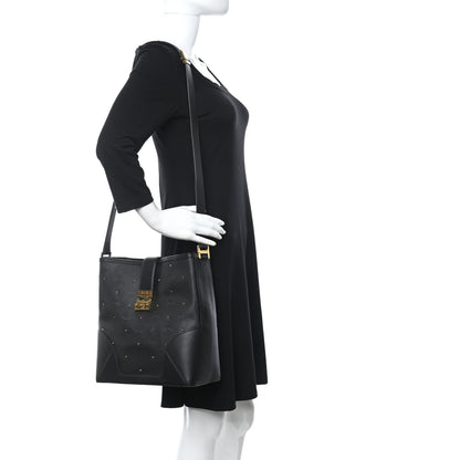 MCM Odeon Claudia Studs Crossbody Bag Black 2 of 9