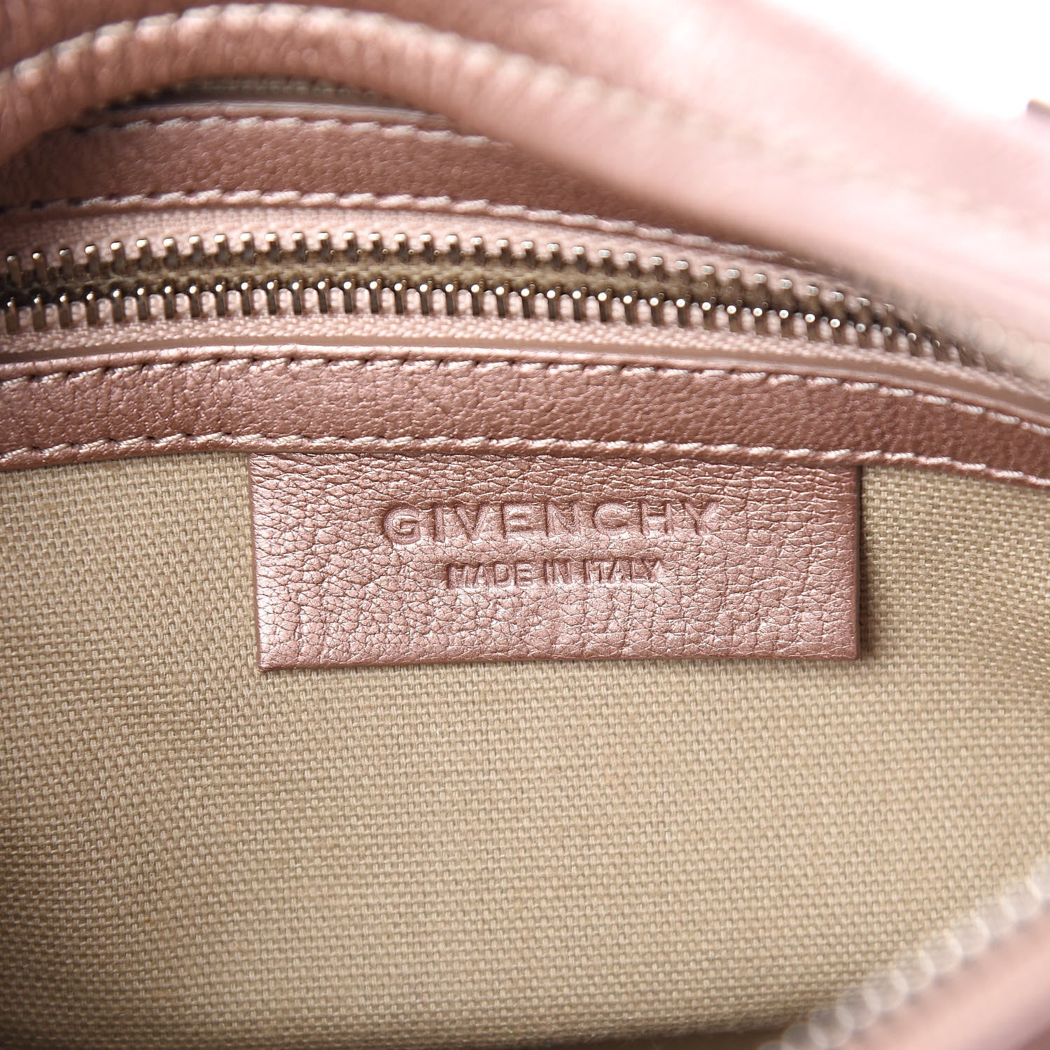 Givenchy Metallic Sugar Goatskin Mini Pandora Light Pink 6 of 11