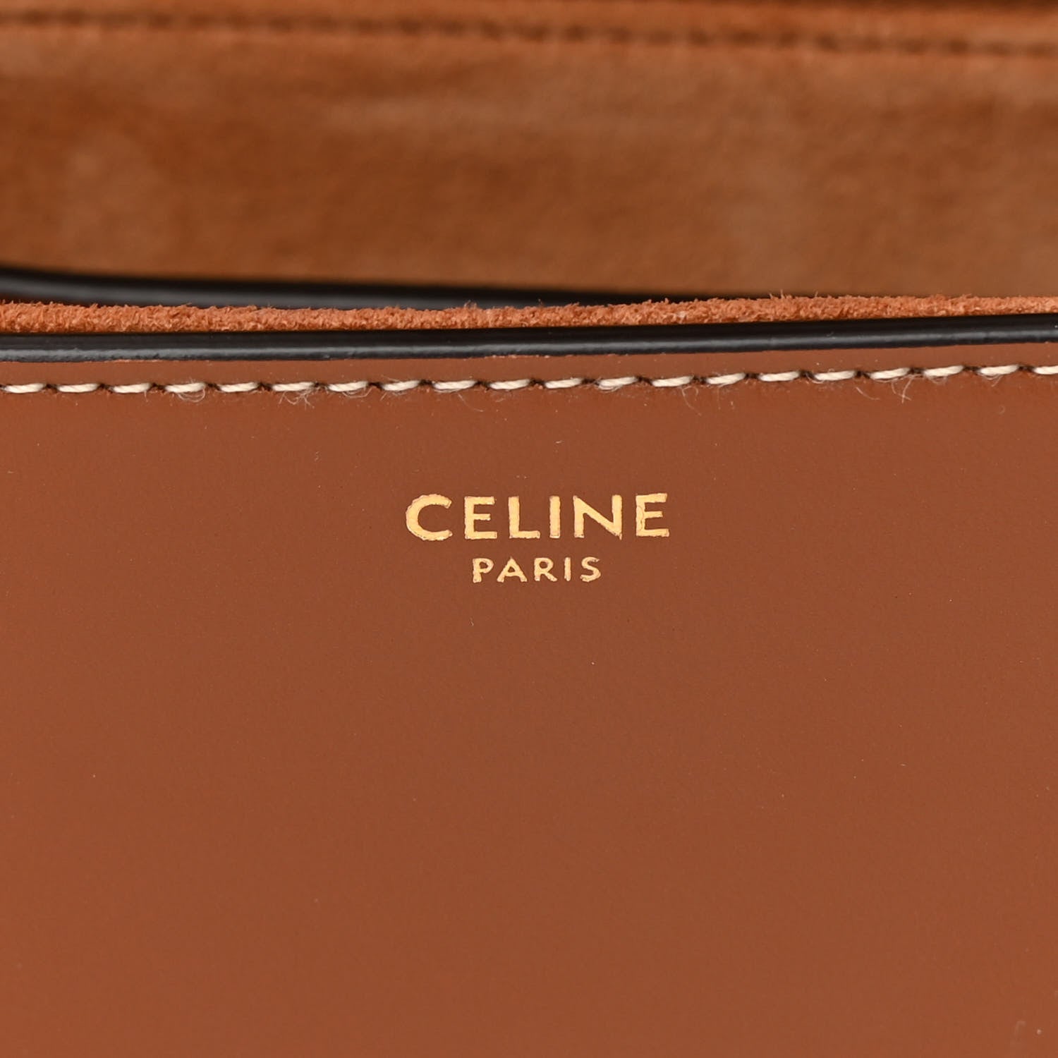 Celine Smooth Calfskin Teen Soft 16 Shoulder Bag Tan 6 of 13