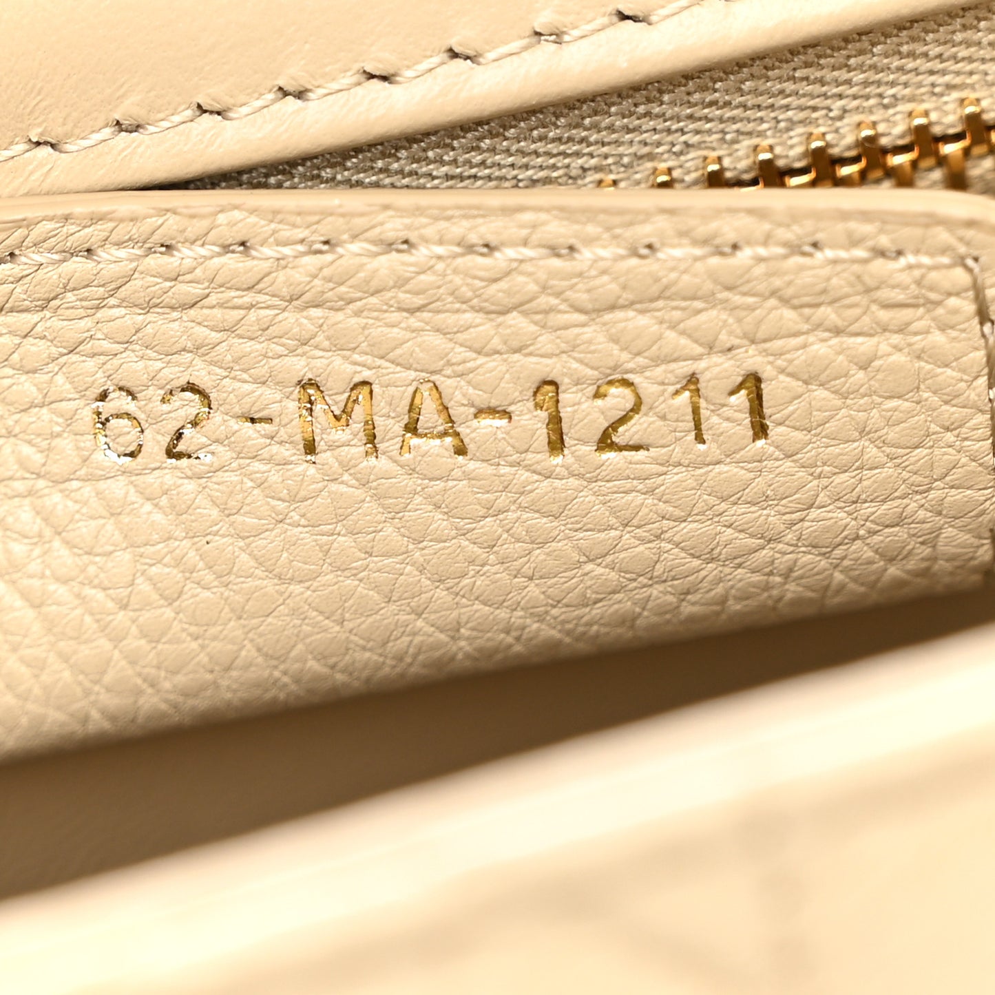 Supple Calfskin Cannage Medium Caro Bag Beige