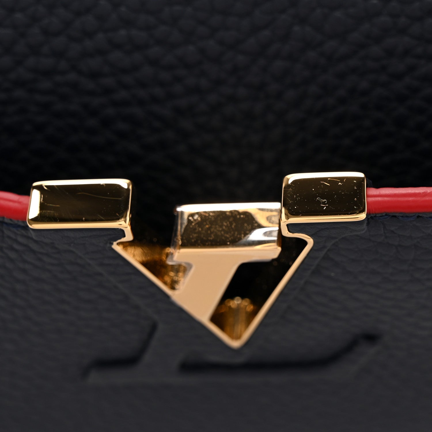 Louis Vuitton Taurillon Capucines PM Marine Rouge 11 of 11