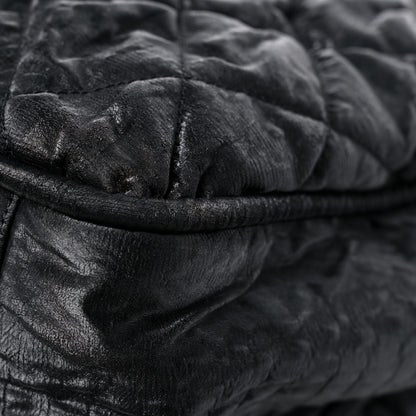 Chanel Crinkled Coated Canvas Le Marais Large Tote Black 8 of 16