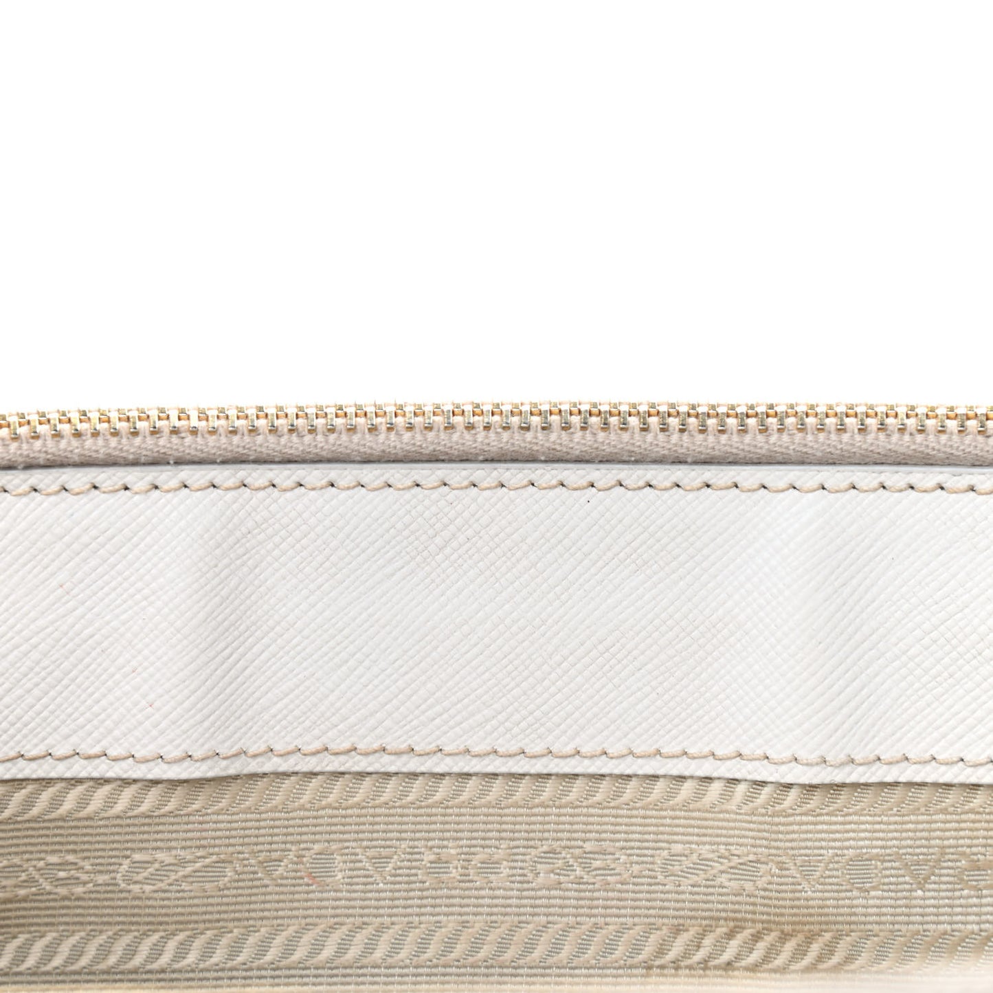 Saffiano Lux Galleria Front Pocket Tote Talco Platino