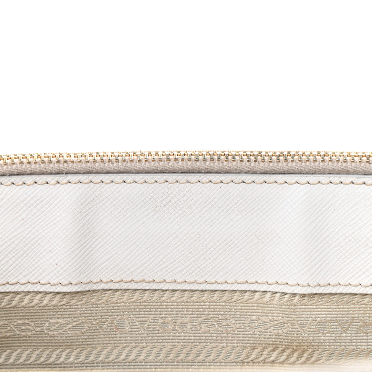 Prada Saffiano Lux Galleria Front Pocket Tote Talco Platino 13 of 18