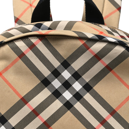 Burberry Vintage Check Medium Backpack Sand Beige 9 of 11
