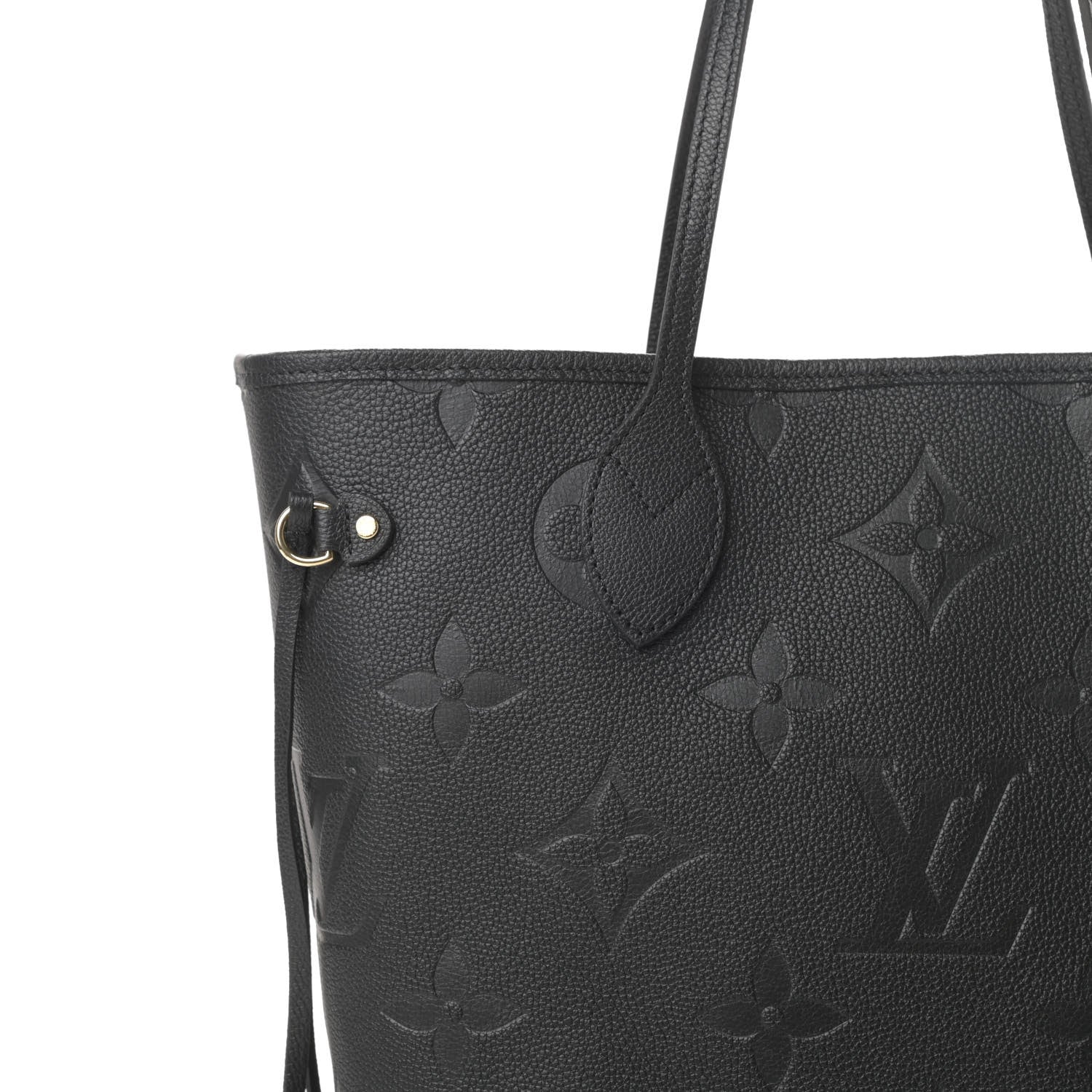 Louis Vuitton Empreinte Monogram Giant Neverfull MM Black 7 of 10