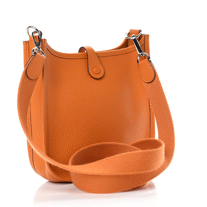 Hermes Taurillon Clemence Evelyne TPM Abricot 3 of 10
