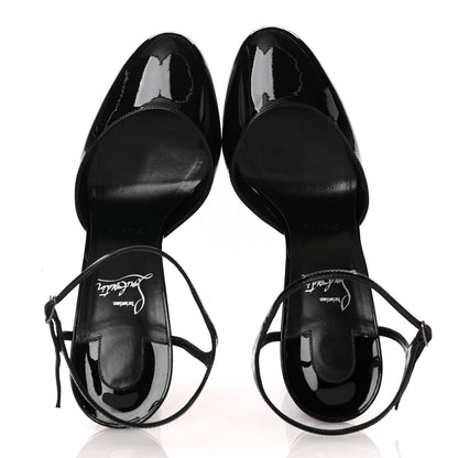 Christian Louboutin Patent Loo 130 Platform Sandals 40.5 Black 2 of 8