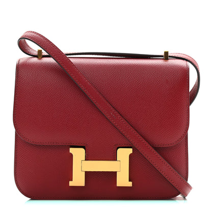 Hermes Epsom Constance 18 Rouge Grenat 1 of 9
