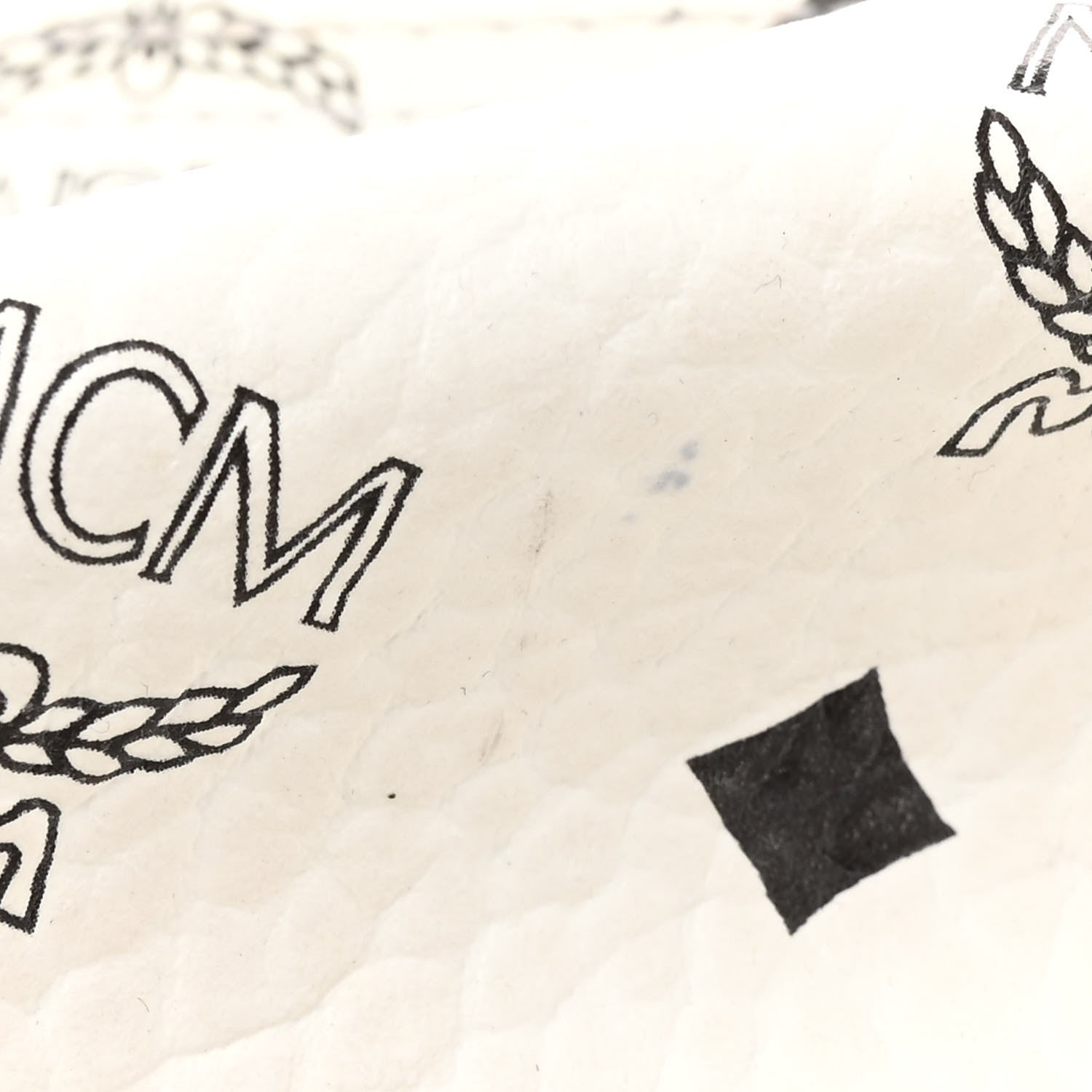 MCM Visetos Medium Side Studs Stark Backpack White 14 of 18