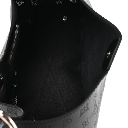 Louis Vuitton Mahina Carmel Hobo Black 4 of 8