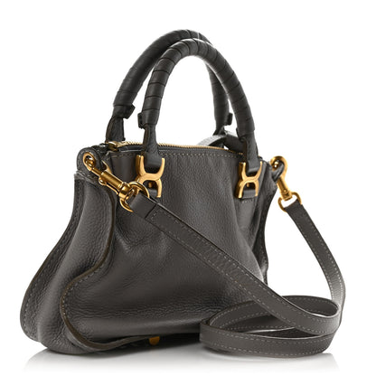 Chloe Calfskin Mini Marcie Satchel Cashmere Grey 3 of 11