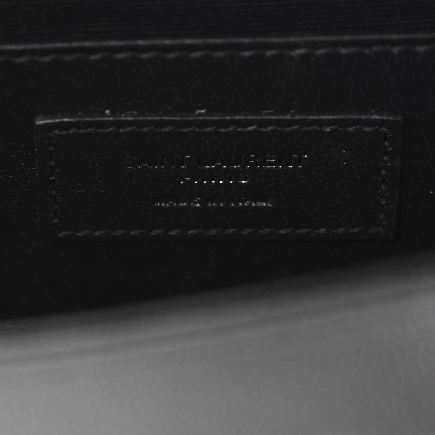 Grain De Poudre Small Monogram Monochrome Kate Satchel Black