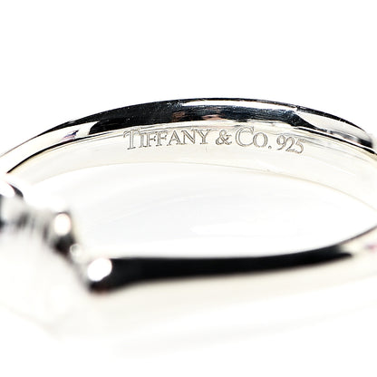 Tiffany Sterling Silver Elsa Peretti Bean Ring 49 5 4 of 4