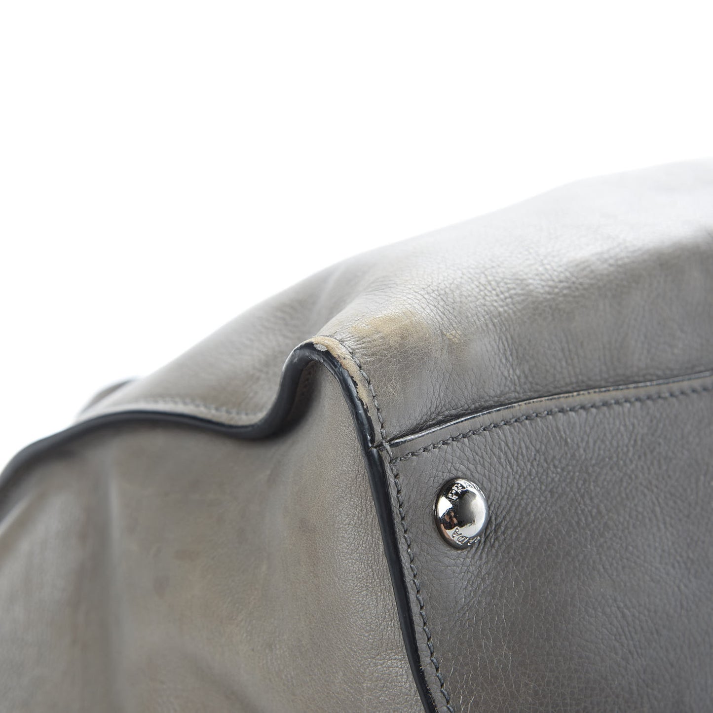 Glace Calf Twin Pocket Tote Marmo