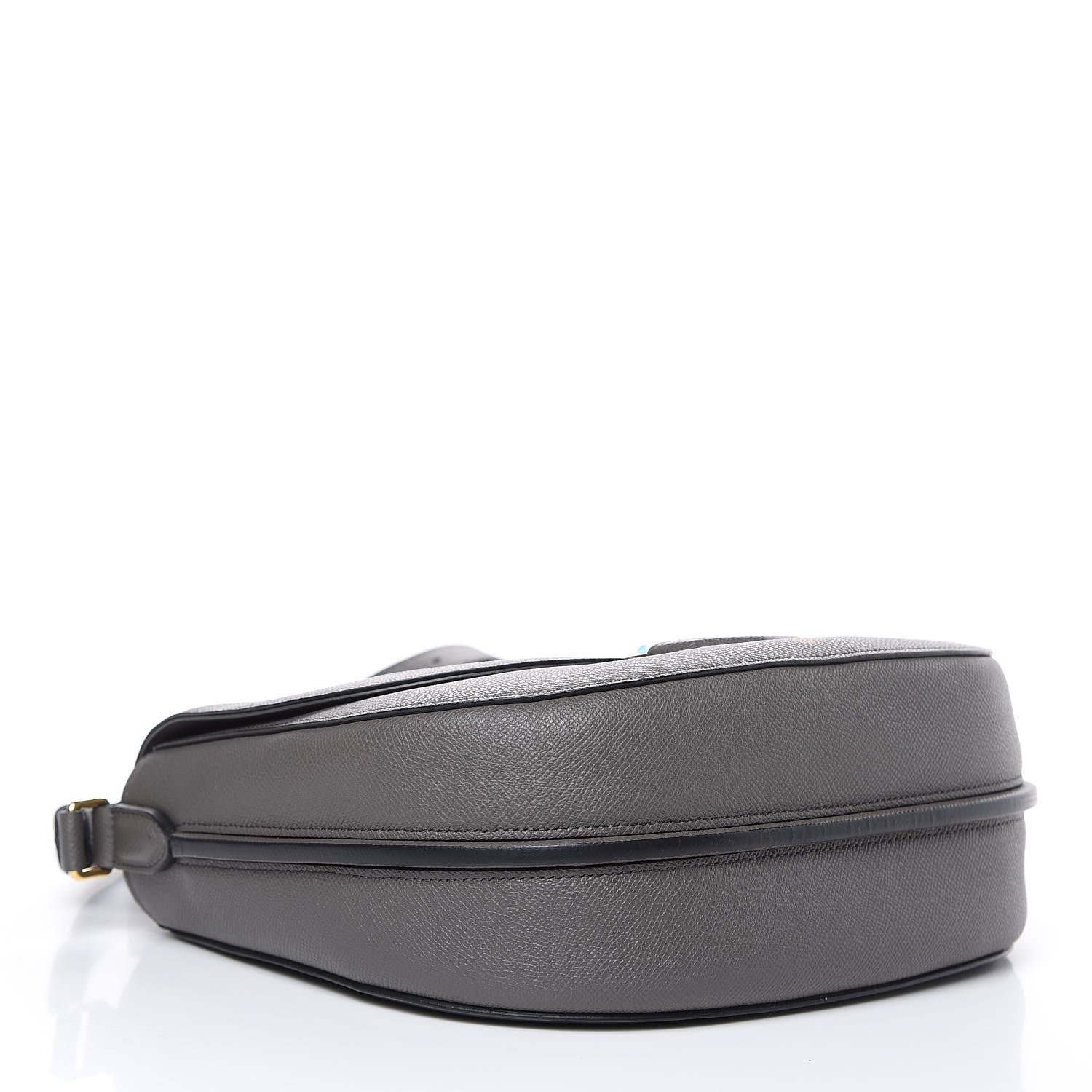 Celine Grained Calfskin Medium Trotteur Light Anthracite 2 of 8