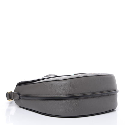 Celine Grained Calfskin Medium Trotteur Light Anthracite 2 of 8