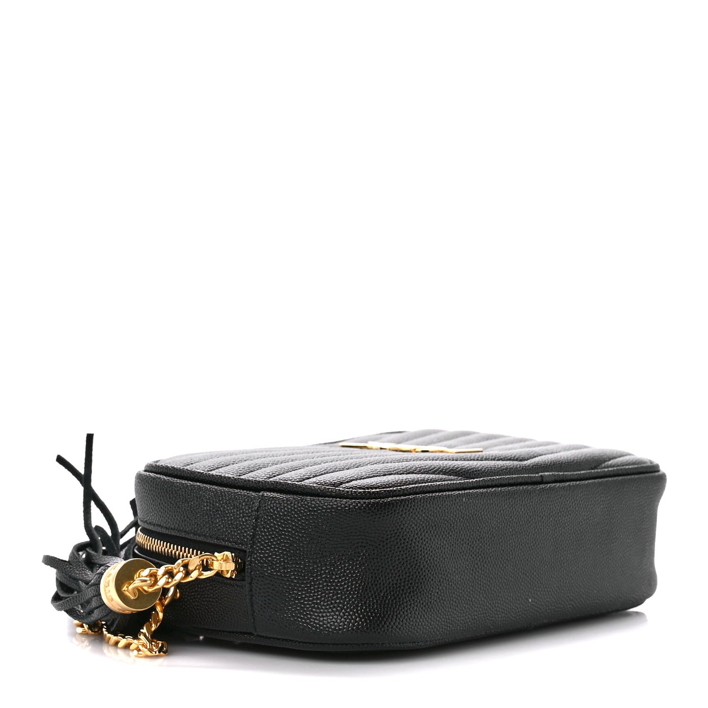 Grain De Poudre Matelasse Monogram Mini Lou Camera Bag Black