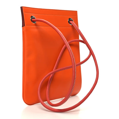 Hermes Milo Lambskin Swift Mini Aline Orange Poppy Terre Battue 3 of 9