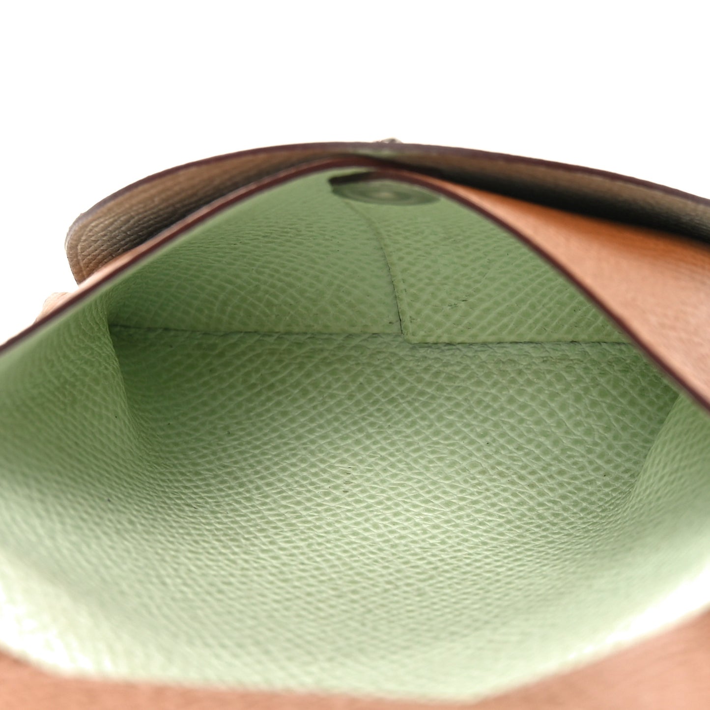 Epsom Bastia Verso Coin Purse Gold Vert Fizz
