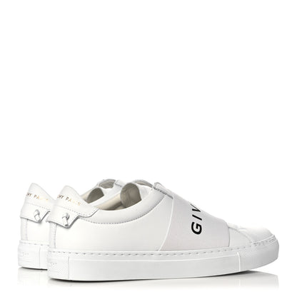Givenchy Calfskin Band Logo Womens Urban Street Sneakers 37.5 White 4 of 11