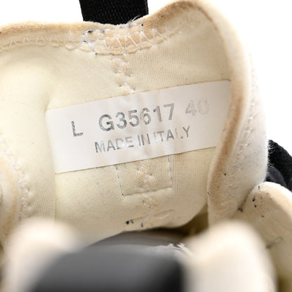 Chanel Velvet Calfskin Mixed Fibers CC Sneakers 40 Ivory Black 8 of 8