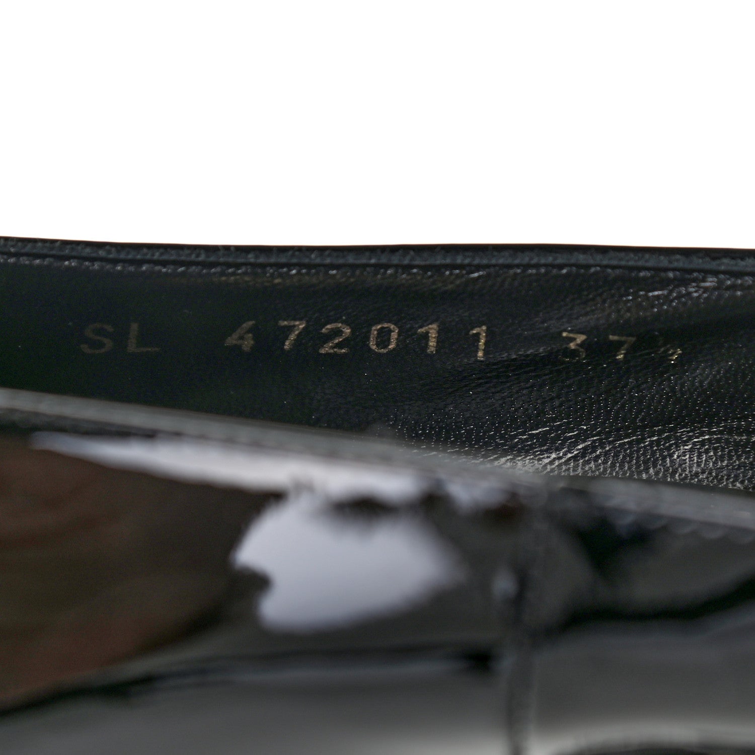 Saint Laurent Patent Opyum 110 Pumps 37.5 Black 8 of 8