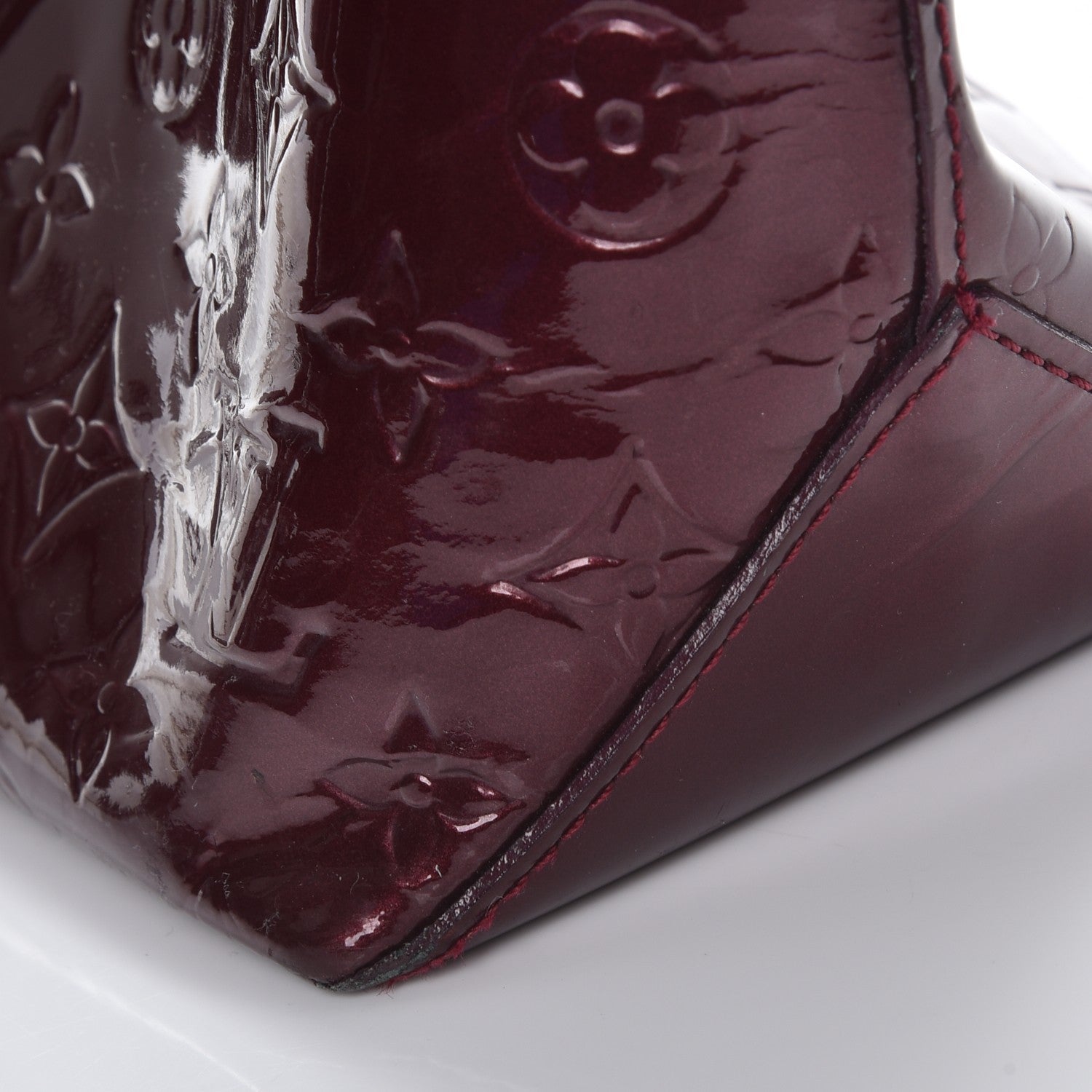 Louis Vuitton Vernis Wilshire MM Rouge Fauviste 7 of 11