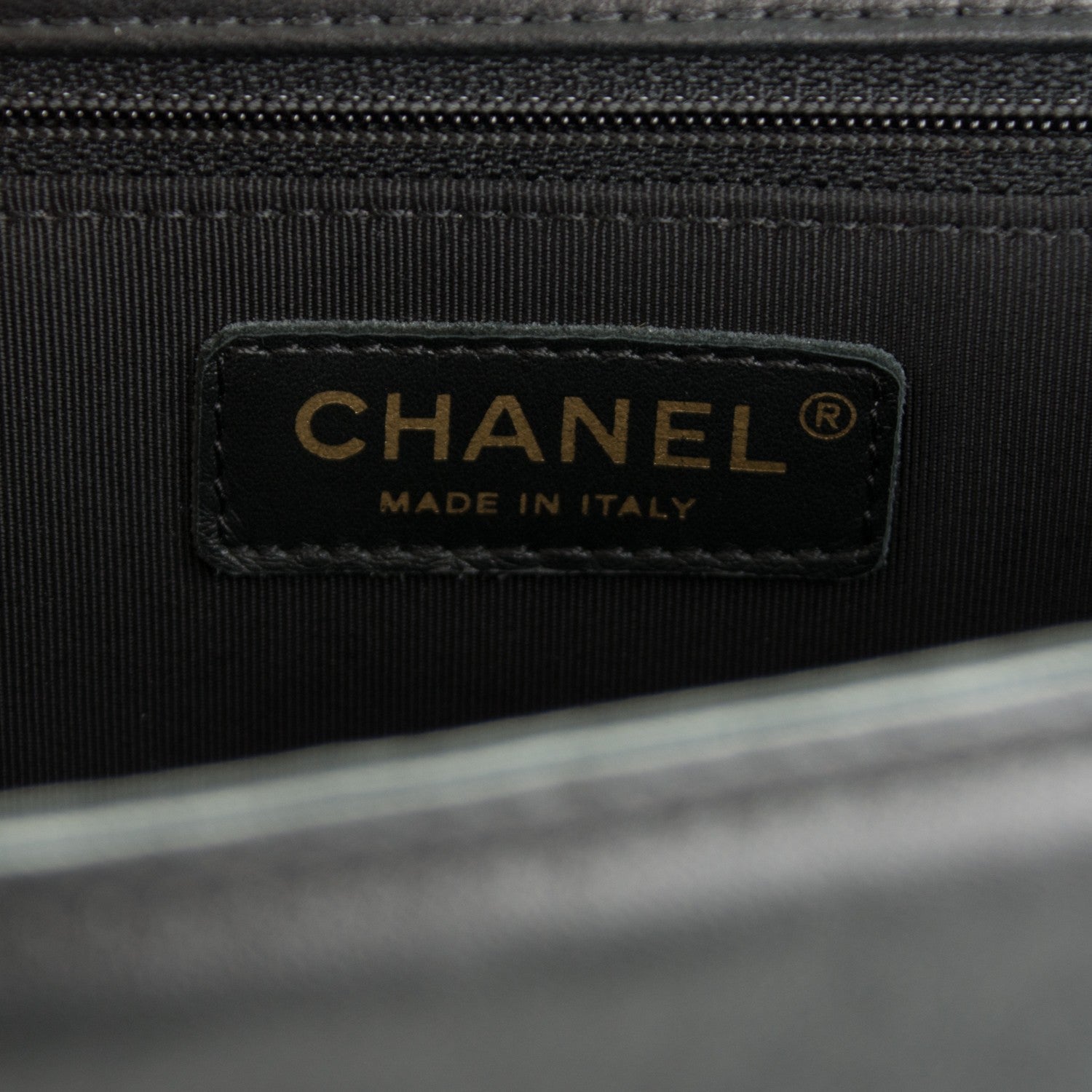 Chanel Lambskin Quilted Large Boy Flap Black 7 of 8