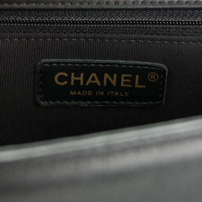 Chanel Lambskin Quilted Large Boy Flap Black 7 of 8
